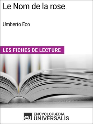 cover image of Le Nom de la rose d'Umberto Eco